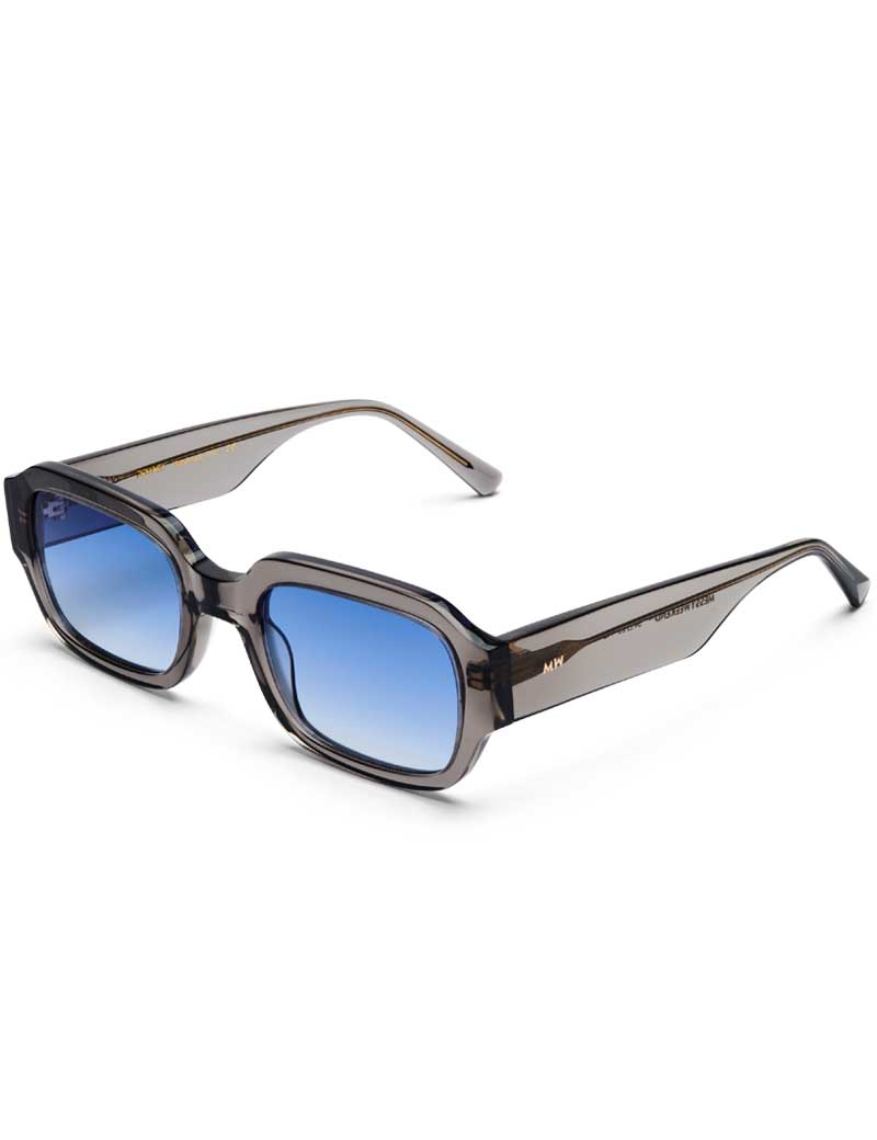 MESSY WEEKEND DOWNEY SUNGLASSES GREY CRYSTAL BLUE