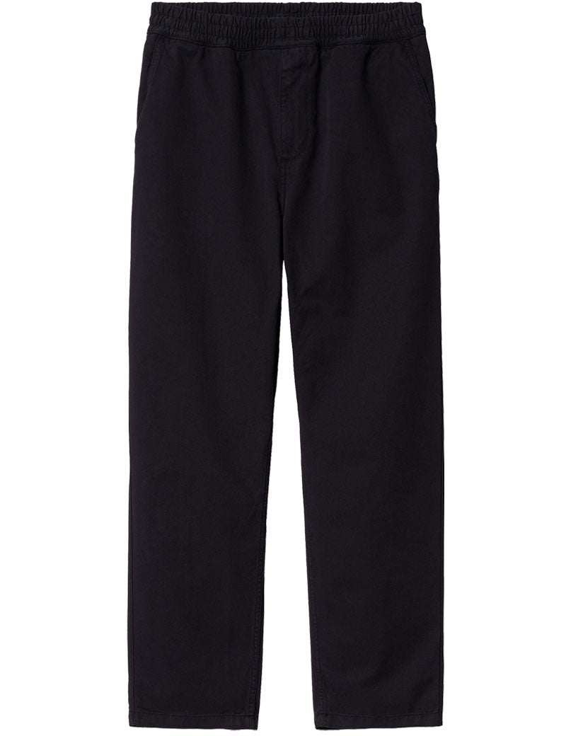 CARHARTT WIP FLINT PANT BLACK GARMENT DYED