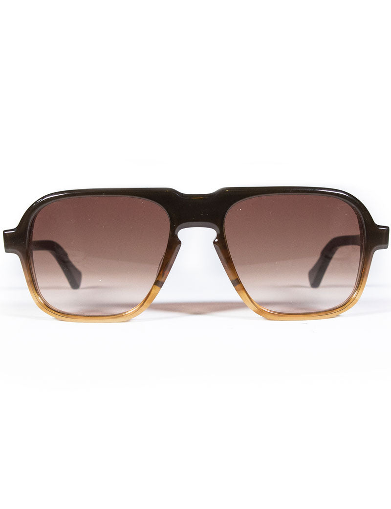 Oscar Deen Fraser Mocha Chocolate Fade Sunglasses