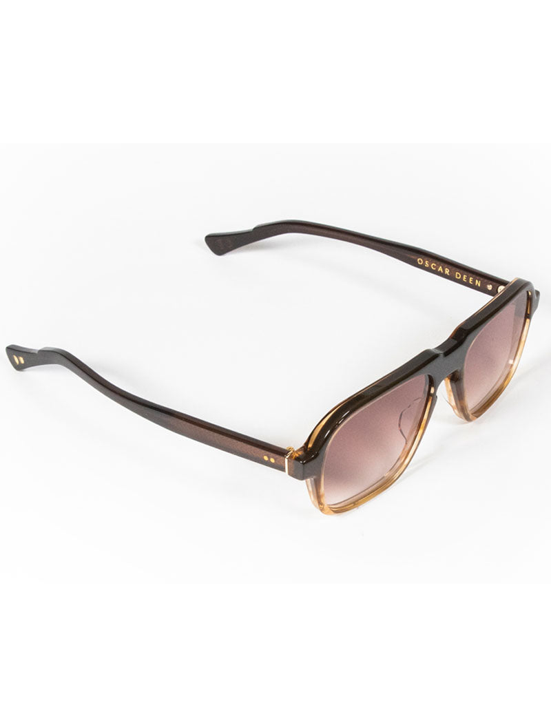 Oscar Deen Fraser Mocha Chocolate Fade Sunglasses