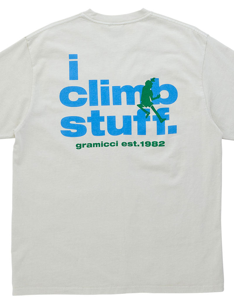 GRAMICCI I CLIMB STUFF T-SHIRT SAND PIGMENT