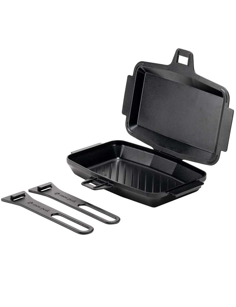 SNOW PEAK CAST IRON SANDWICH SKILLET