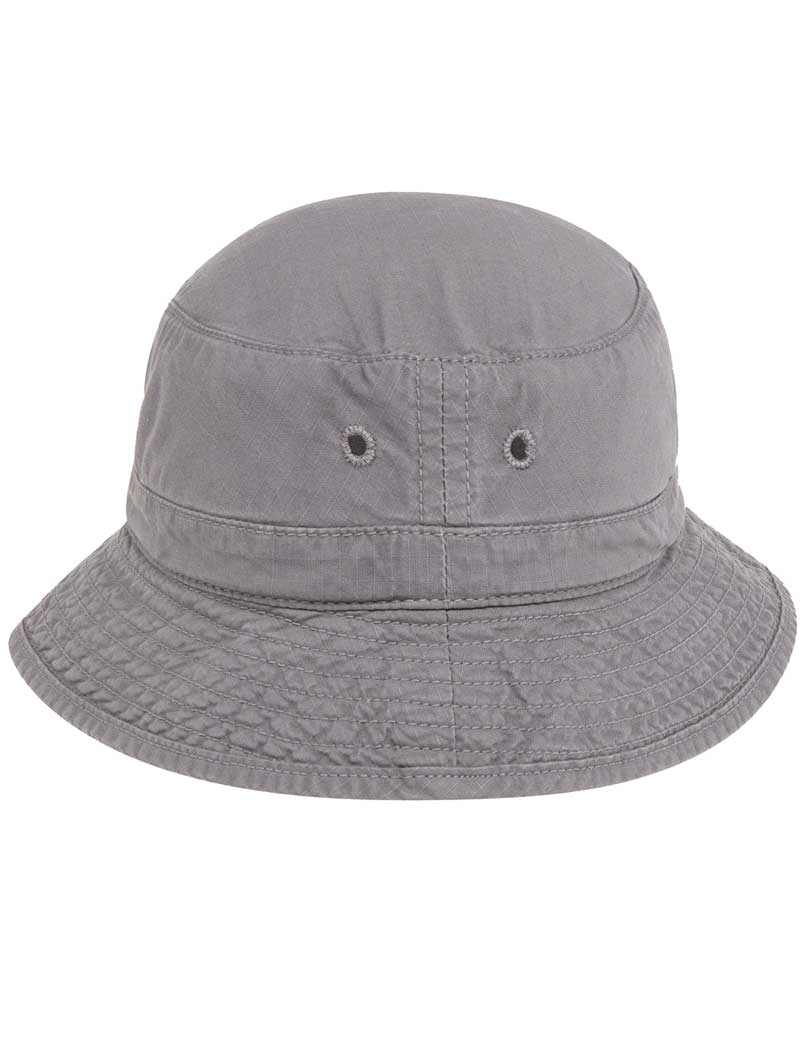 EDWIN RIP STOP BUCKET HAT BRUSHED NICKEL