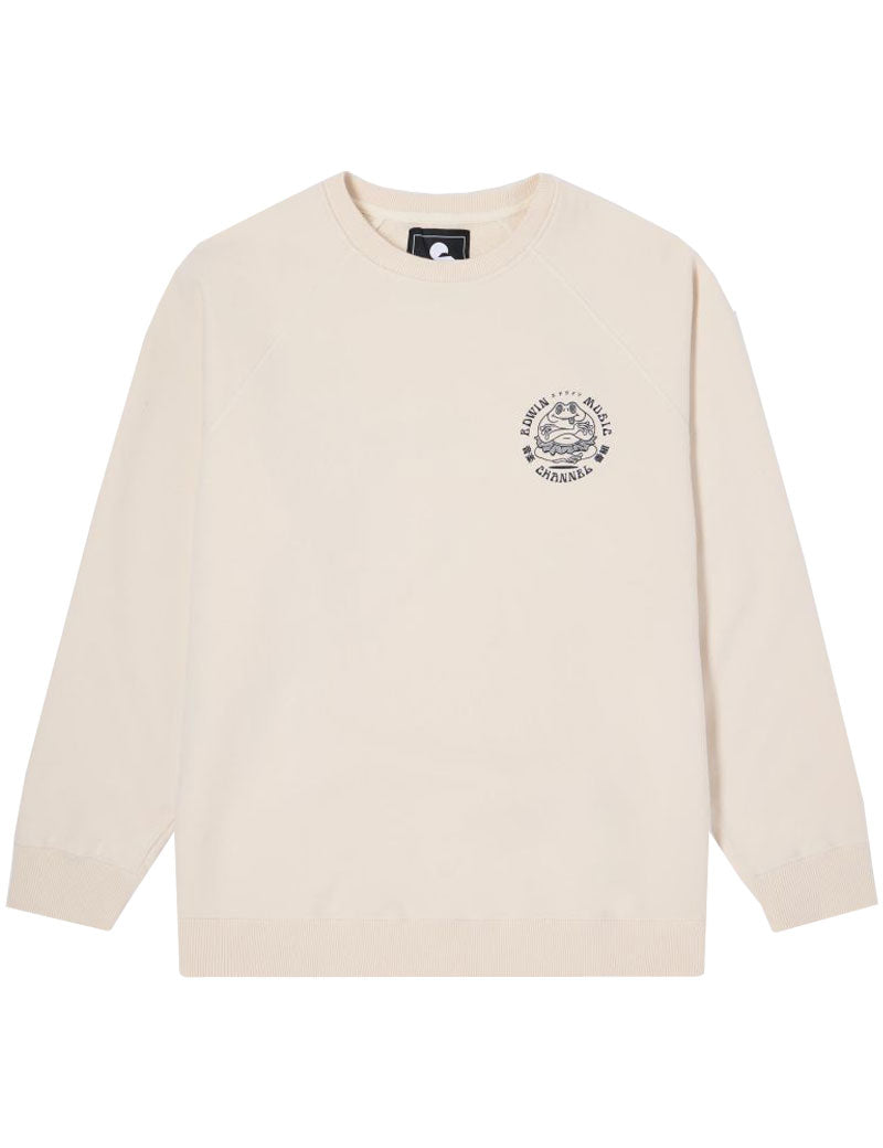 Edwin Music Channel Sweat Whisper White
