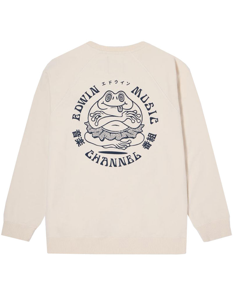 Edwin Music Channel Sweat Whisper White