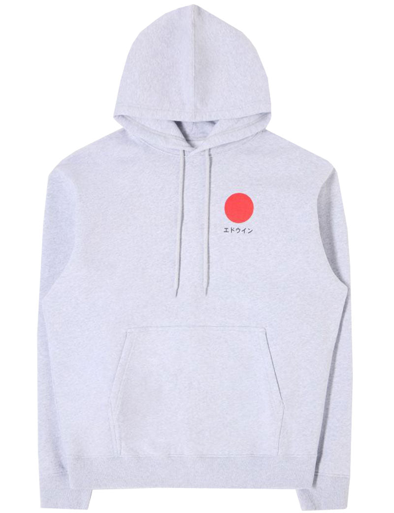 Edwin Japanese Sun Hoodie Sweat Grey Marl