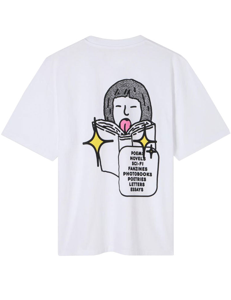 Edwin Love In The Books T-Shirt White