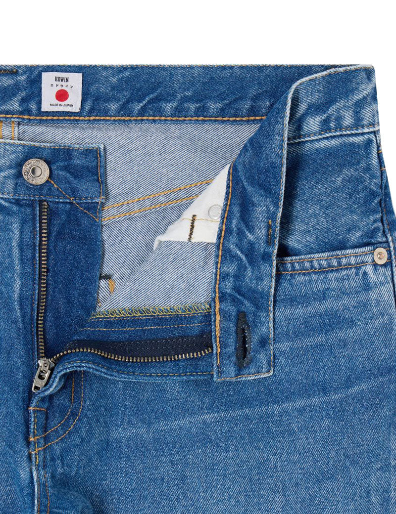 Edwin Regular Tapered Jeans Blue Mid Light Used