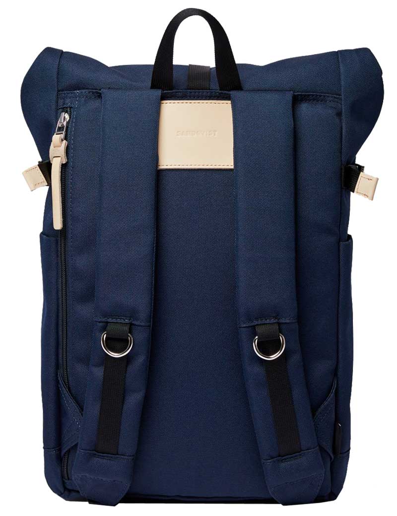 SANDQVIST ILON ROLLTOP BACKPACK NAVY NATURAL
