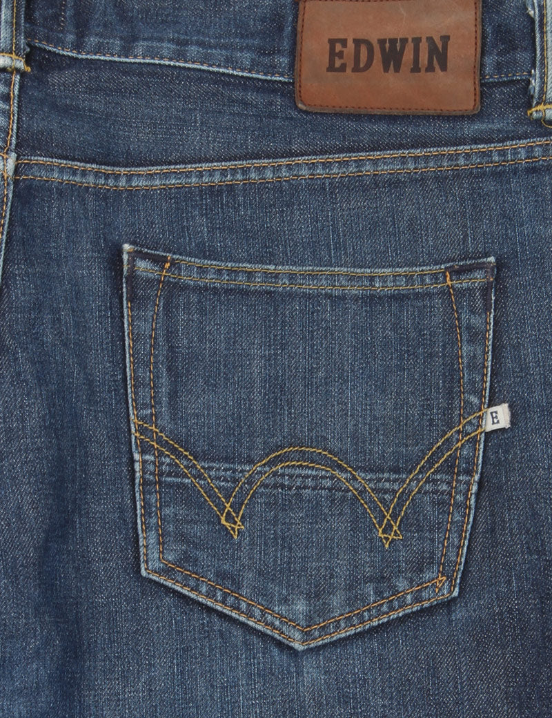Uniform Reworks Edwin Ed-80 Washed Blue Jeans 36X32