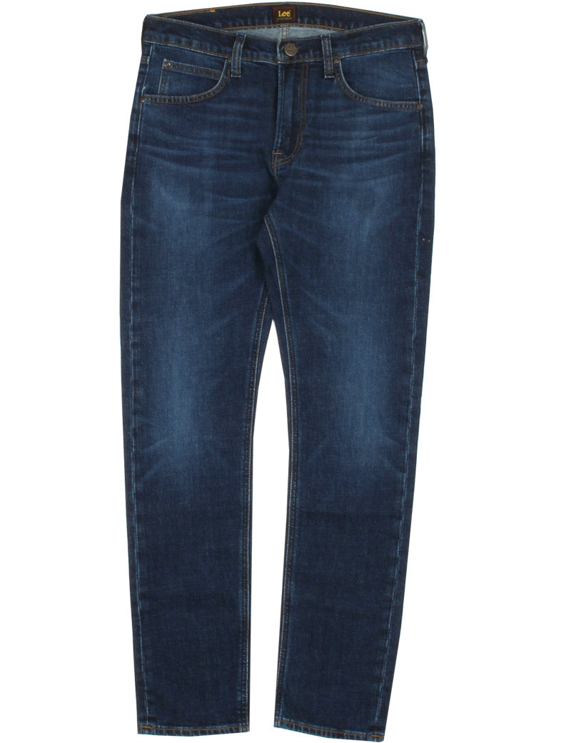Lee Luke Tapered Fit Jeans Dark Worn Kansas