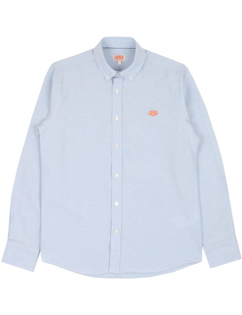 Armor Lux Long Sleeve Straight Shirt Sky Blue