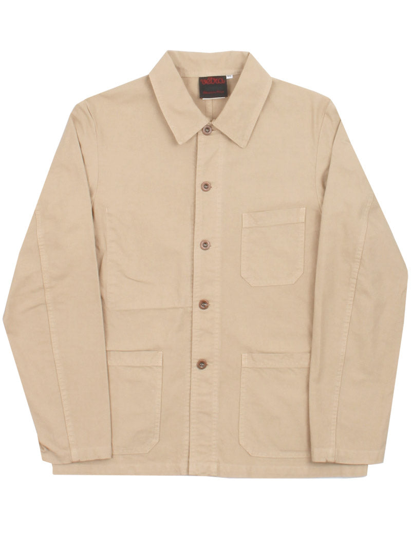 VETRA WEAVED WORKWEAR JACKET CHALK