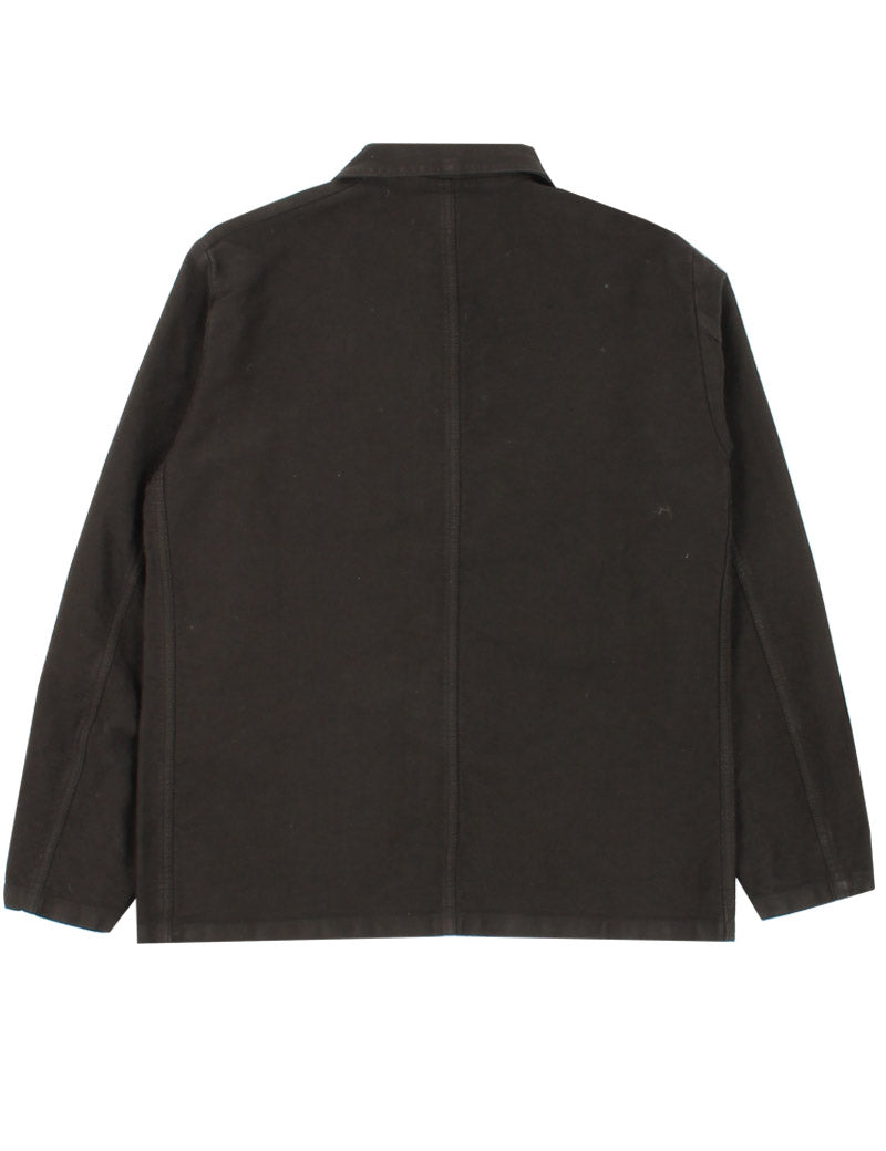 Vetra Workwear Chore Jacket Sateen Moleskin Truffle