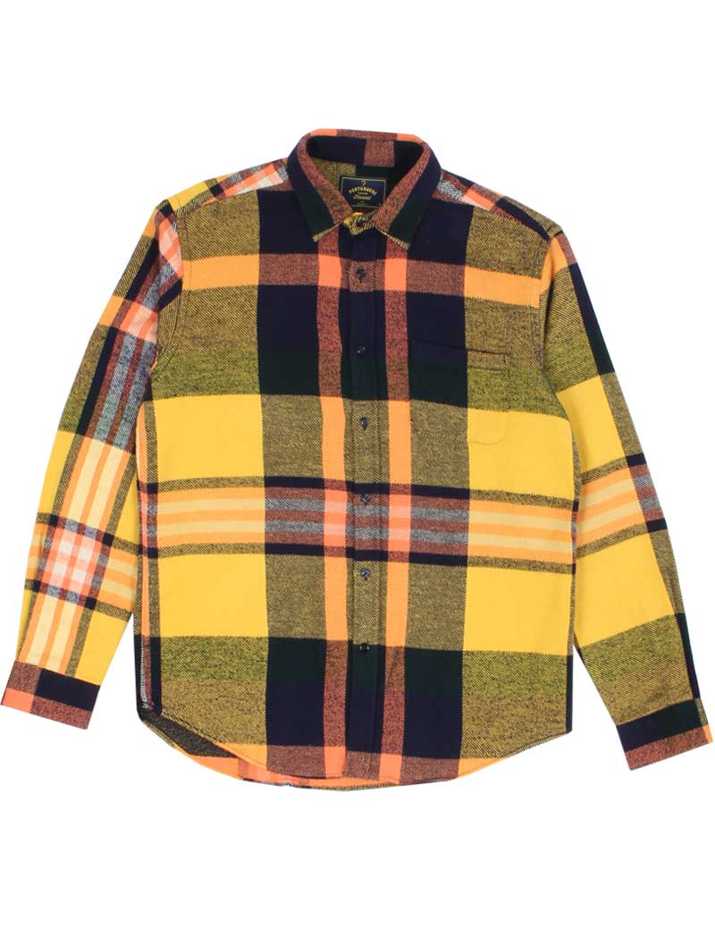 PORTUGUESE FLANNEL TIROL CHECK SHIRT MULTI