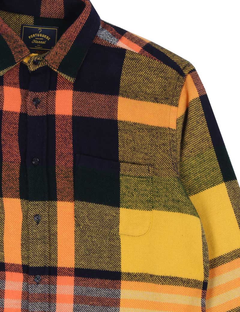 PORTUGUESE FLANNEL TIROL CHECK SHIRT MULTI