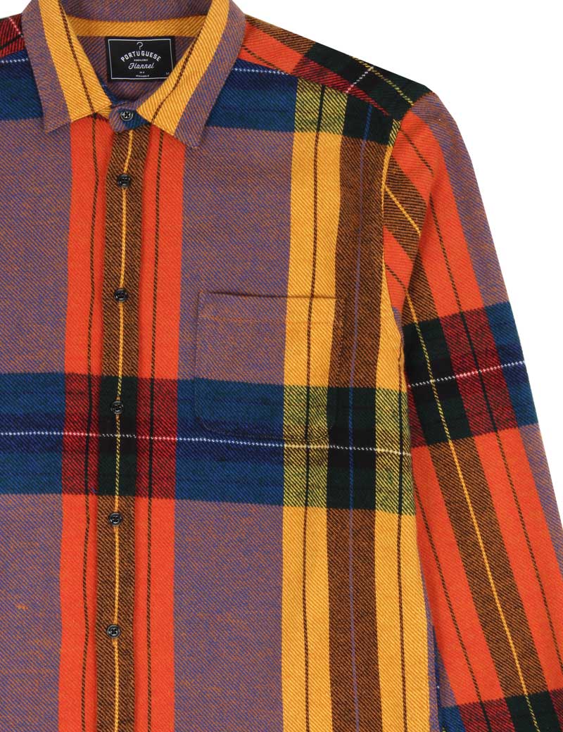 PORTUGUESE FLANNEL VIDEO CHECK SHIRT MULTI