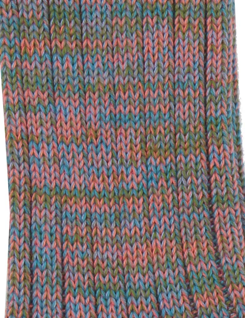 ANONYMOUS ISM 5 COLOUR MIX CREW SOCKS AQUA BLUE 46