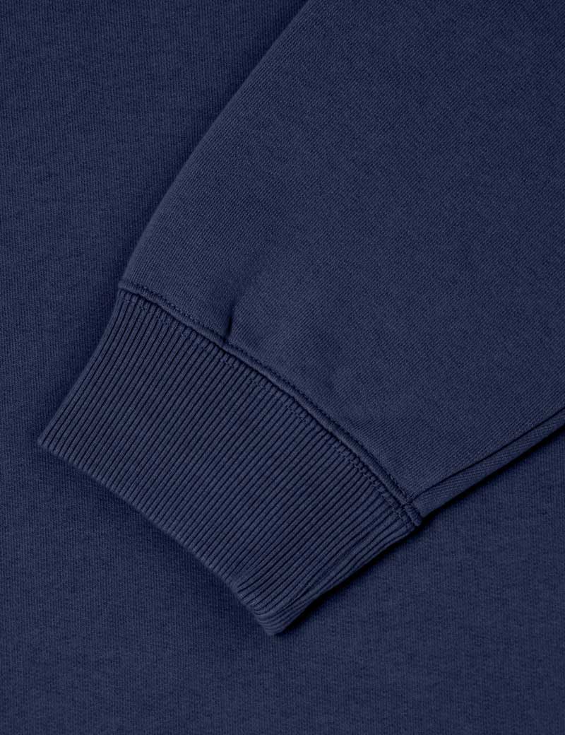 EDWIN KATAKANA RETRO SWEATSHIRT MARITIME BLUE