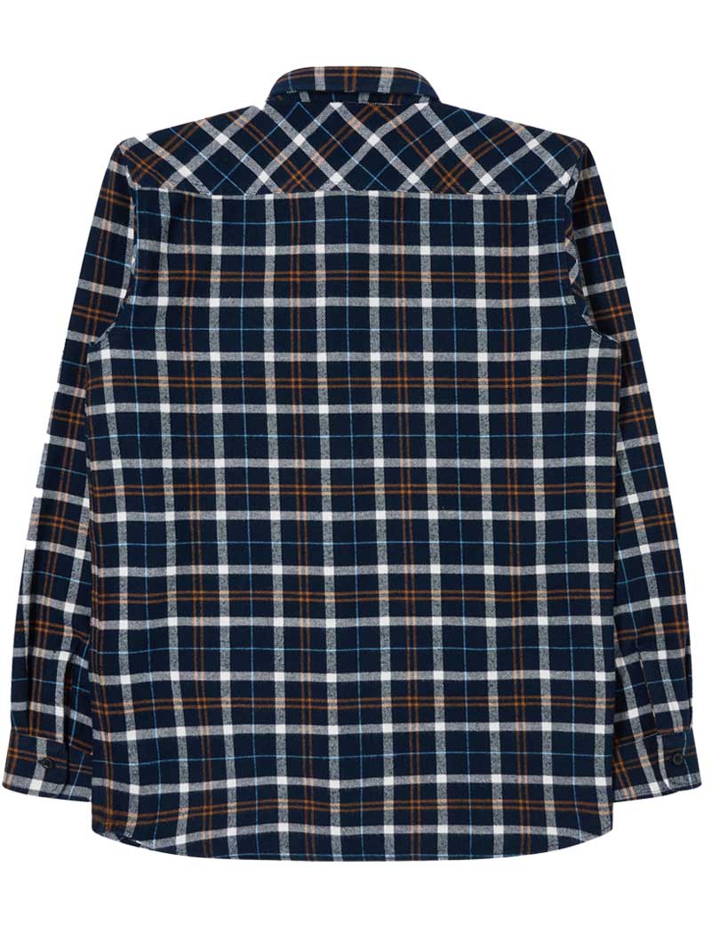 EDWIN LABOUR LONG SLEEVE SHIRT NAVY BLUE