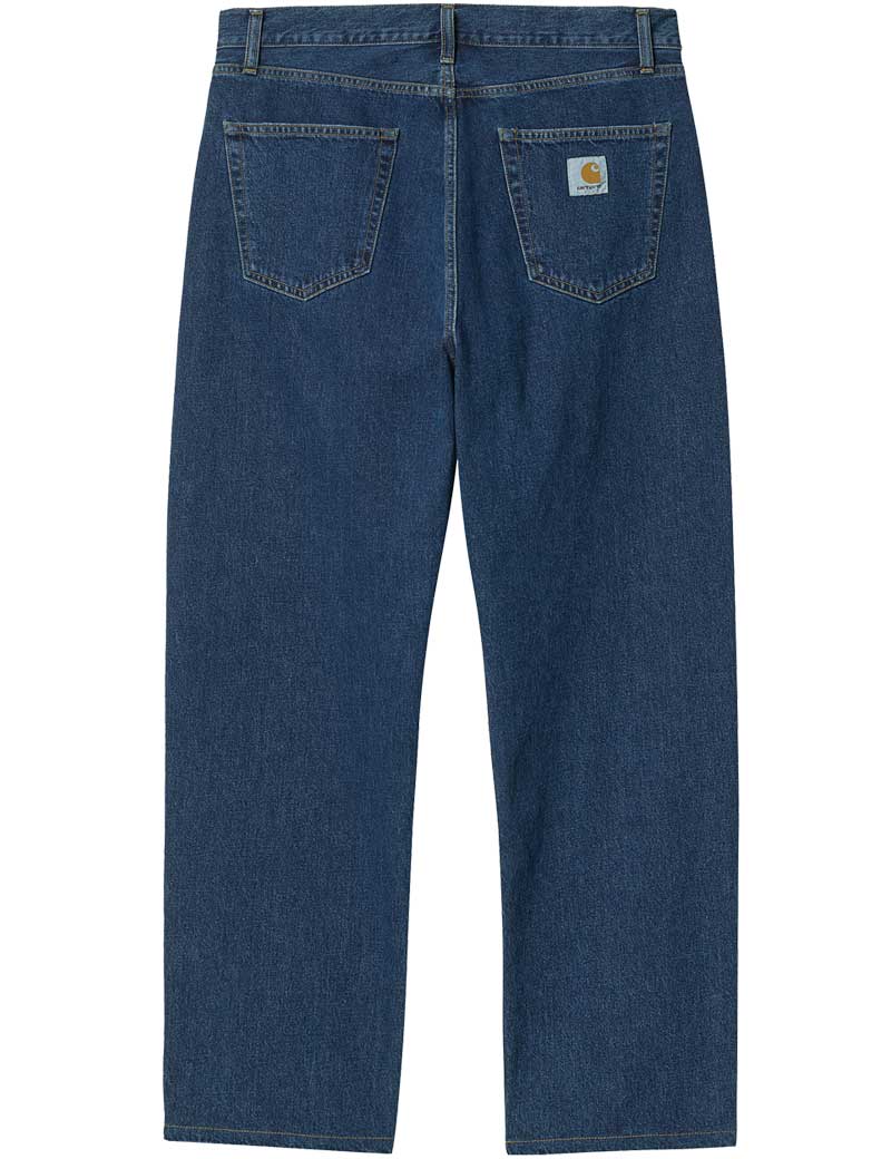 Carhartt Wip Landon Pant Jeans Blue Stone Washed Back View