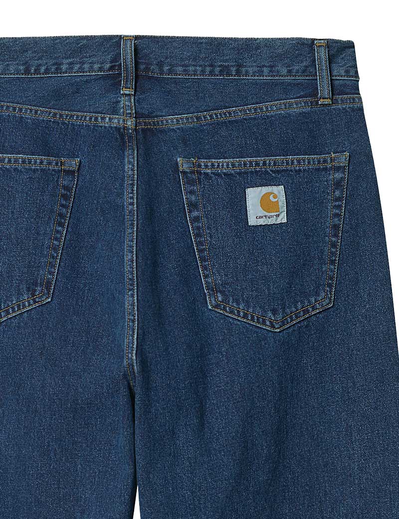 Carhartt Wip Landon Pant Jeans Blue Stone Washed Pocket Detail