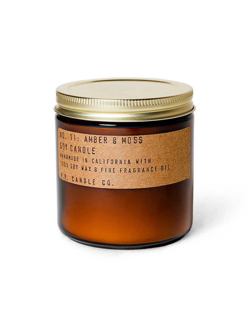 P.F. Candle Co. Jar Large Candle Amber Moss Lc11