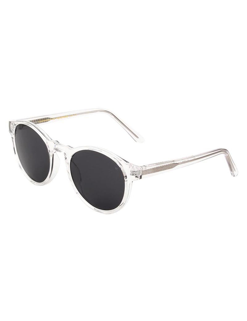 A.Kjaerbede Marvin Sunglasses Crystal Front Angled View