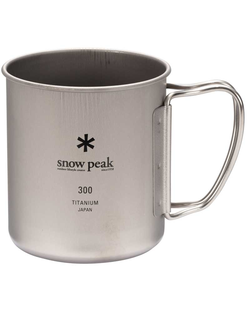 SNOW PEAK TITANIUM SINGLE WALL MUG 300