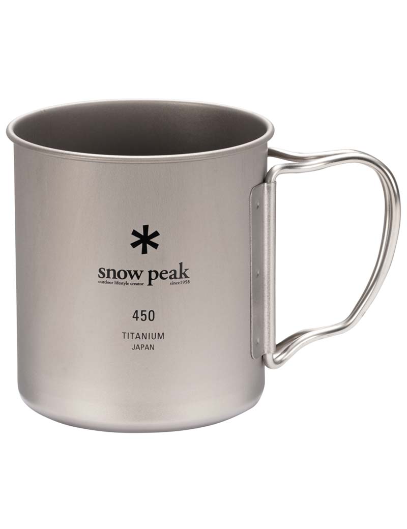 Snow Peak Titanium Single Wall Mug 450