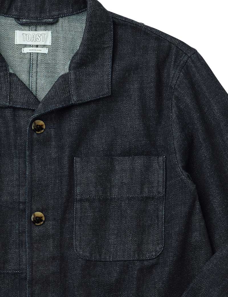 TOAST MONTY JAPANESE DENIM JACKET INDIGO