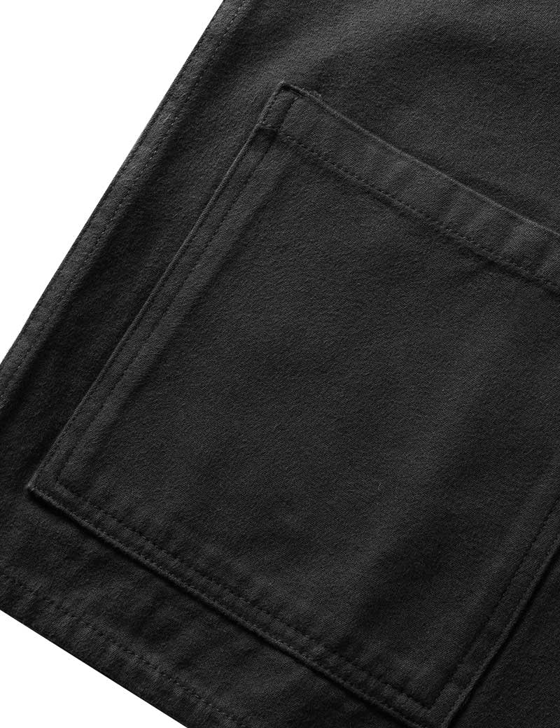 SERVICE WORKS MOLESKIN COVERALL JACKET BLACK