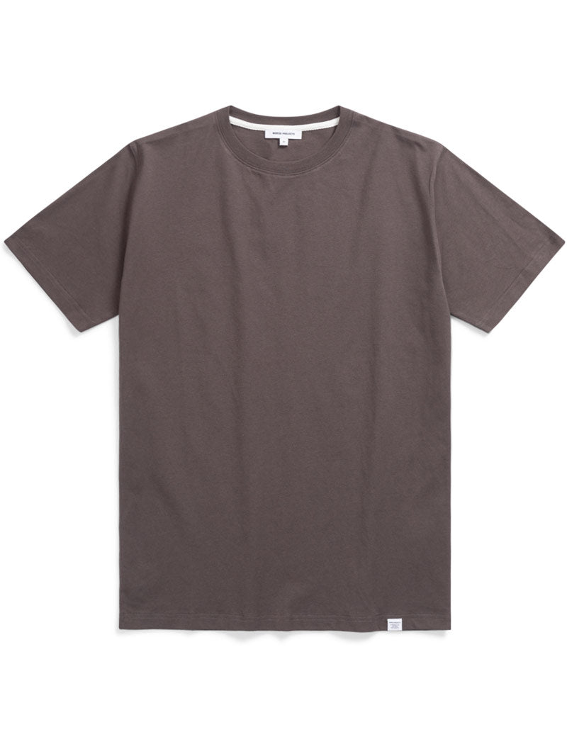 Norse Projects Niels Standard Short Sleeve T-Shirt Heathland Brown