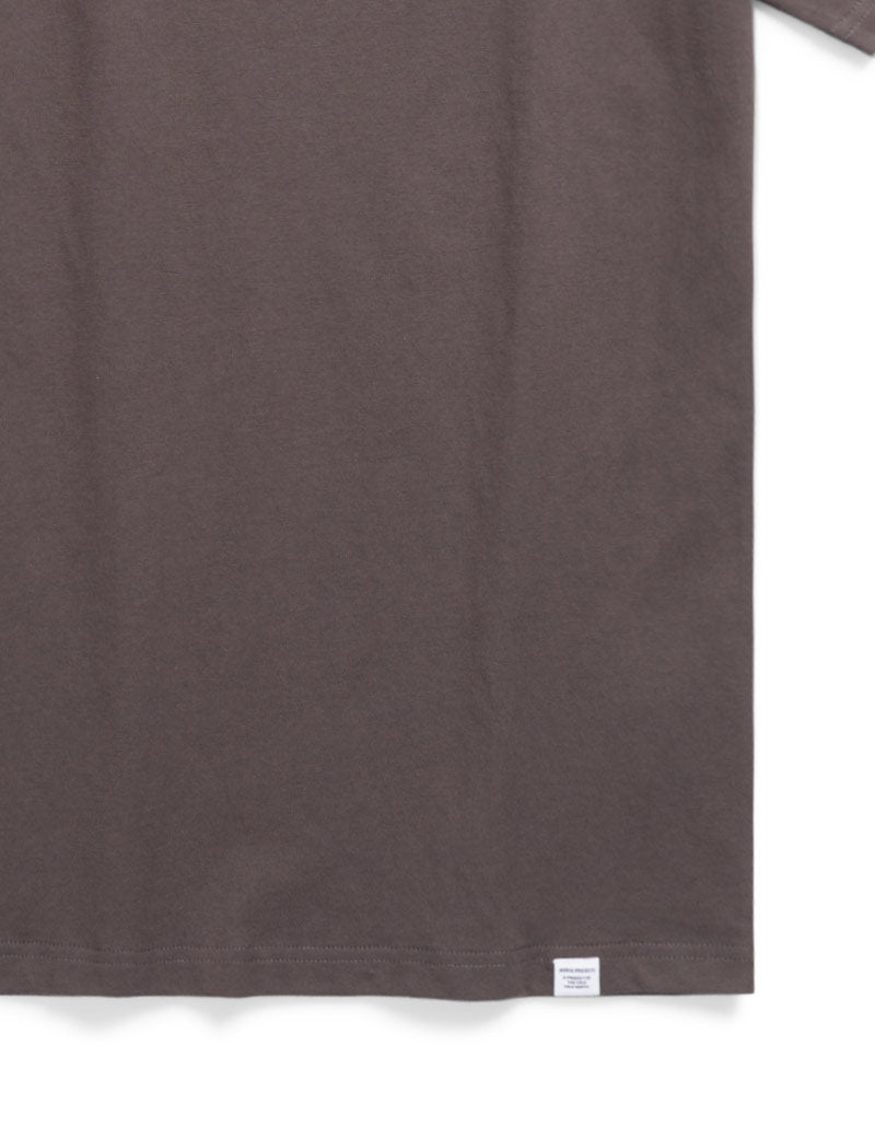 Norse Projects Niels Standard Short Sleeve T-Shirt Heathland Brown