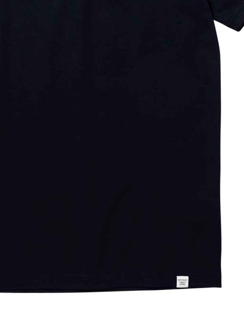 NORSE PROJECTS NIELS SLIM ORGANIC T-SHIRT NAVY DARK