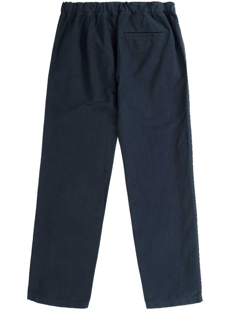 NORSE PROJECTS EZRA RELAXED COTTON LINEN TROUSERS DARK NAVY