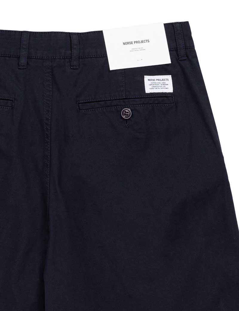 NORSE PROJECTS AROS REGULAR LIGHT SHORTS DARK NAVY