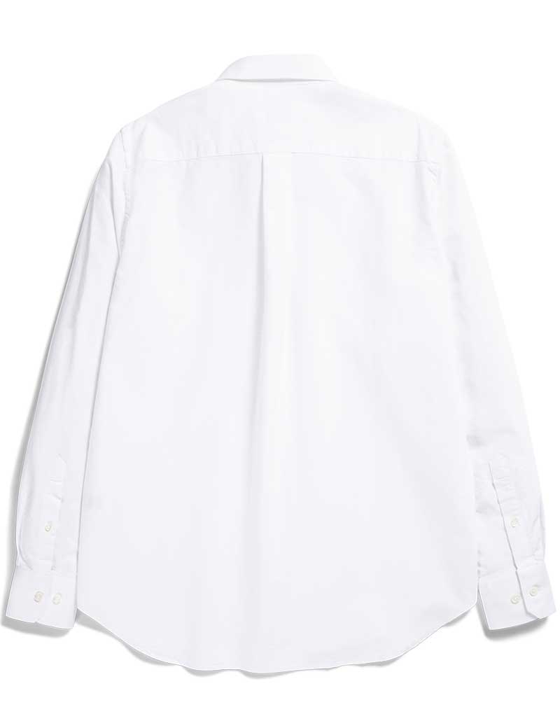 NORSE PROJECTS ALGOT OXFORD MONOGRAM SHIRT WHITE