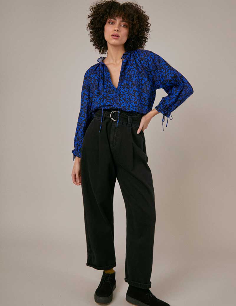SIDELINE NIA ORGANIC COTTON JEANS BLACK