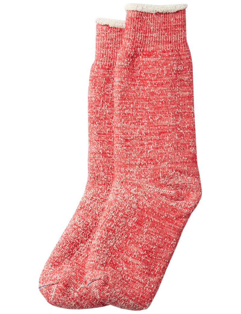 Rototo Double Face Crew Socks R1001 Red