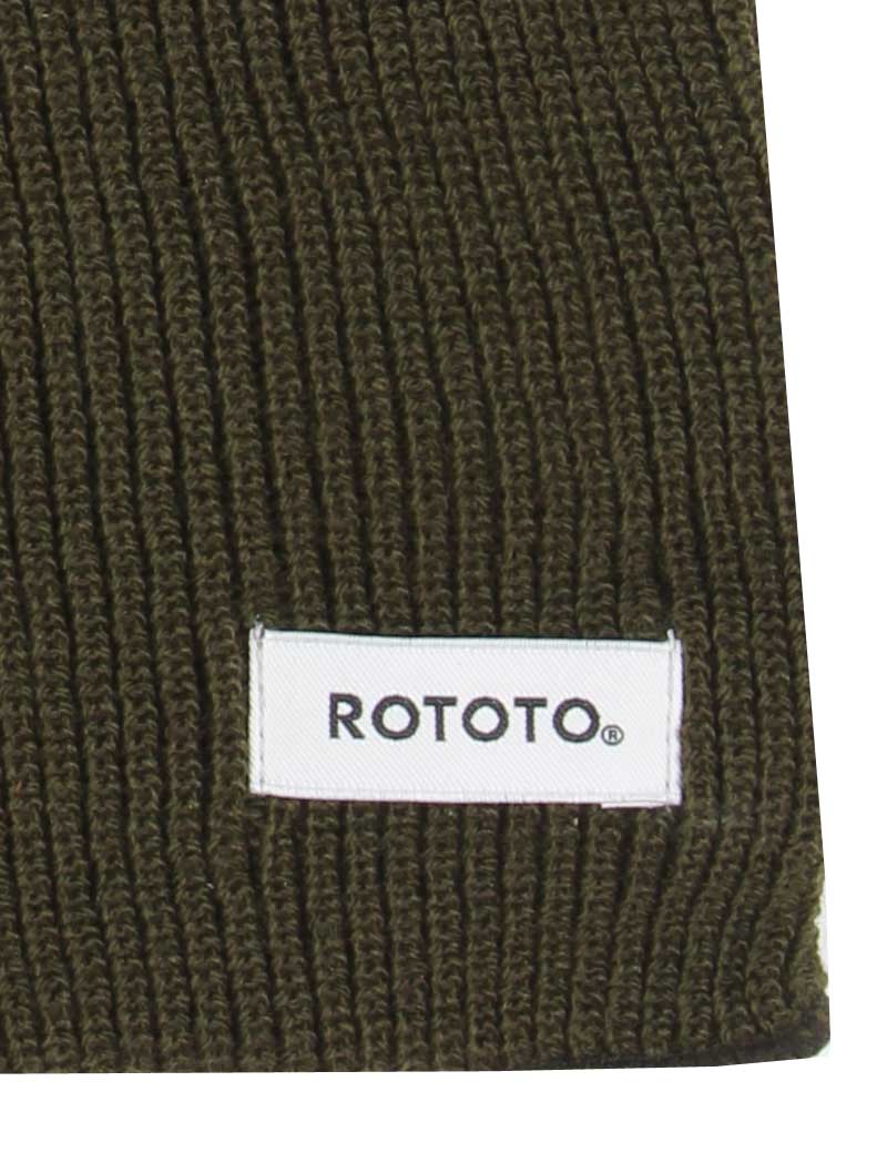 ROTOTO SOCK STOLE SCARF DARK OLIVE