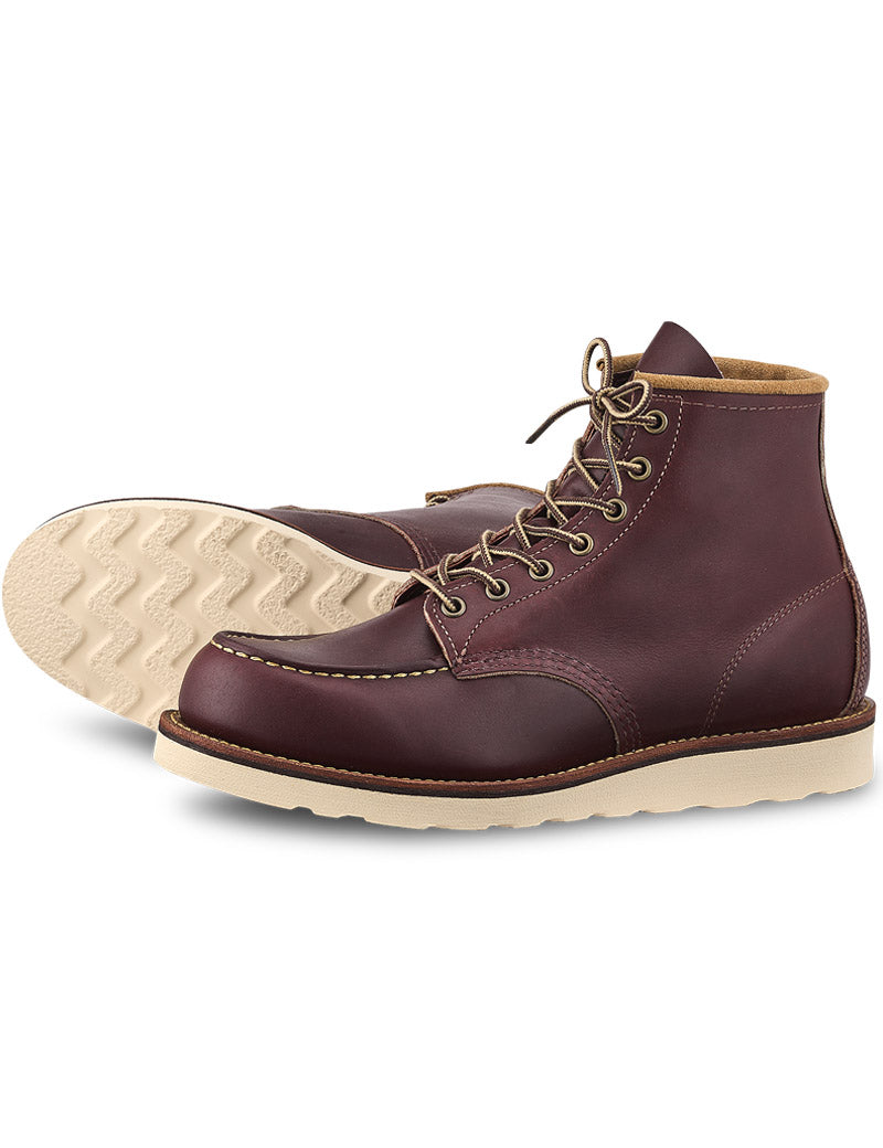 Red Wing 8856 6" Moc Toe Boots Oxblood Mesa Leather