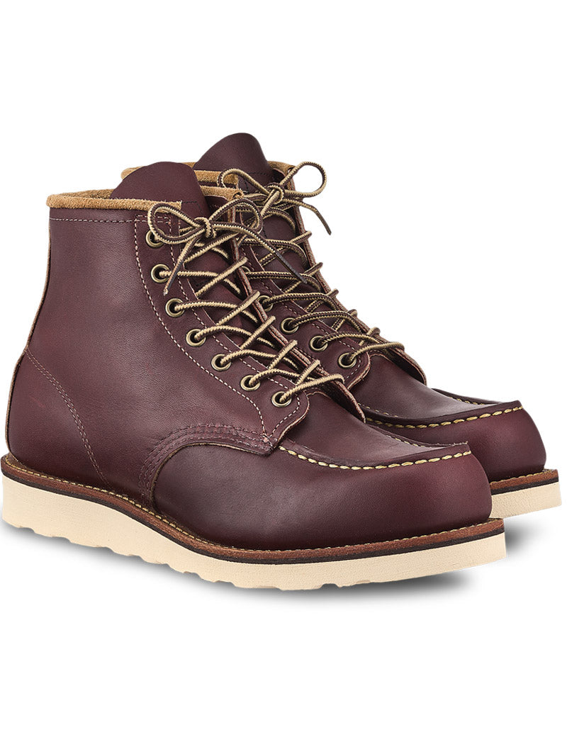 Red Wing 8856 6" Moc Toe Boots Oxblood Mesa Leather