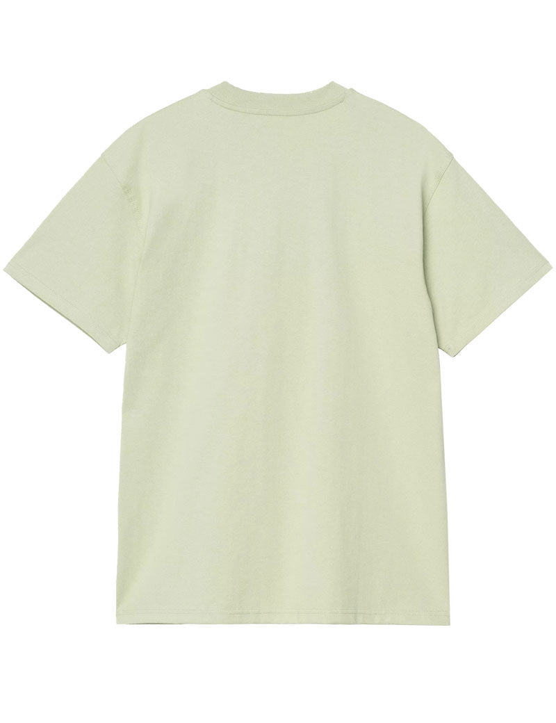 Carhartt WIP Short Sleeved American Script T-Shirt Pale Olive