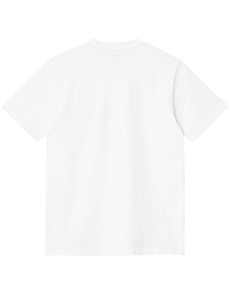 CARHARTT WIP SCRIPT SHORT SLEEVE T-SHIRT WHITE BLACK
