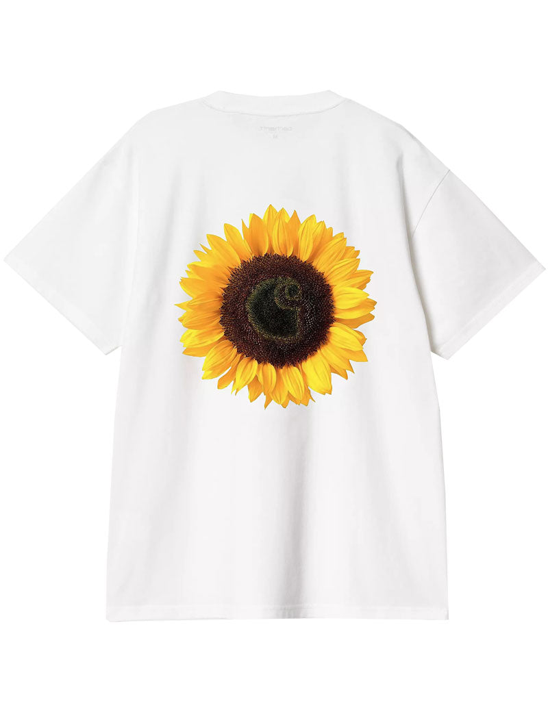 Carhartt Wip Short Sleeve Sunflower T-shirt White
