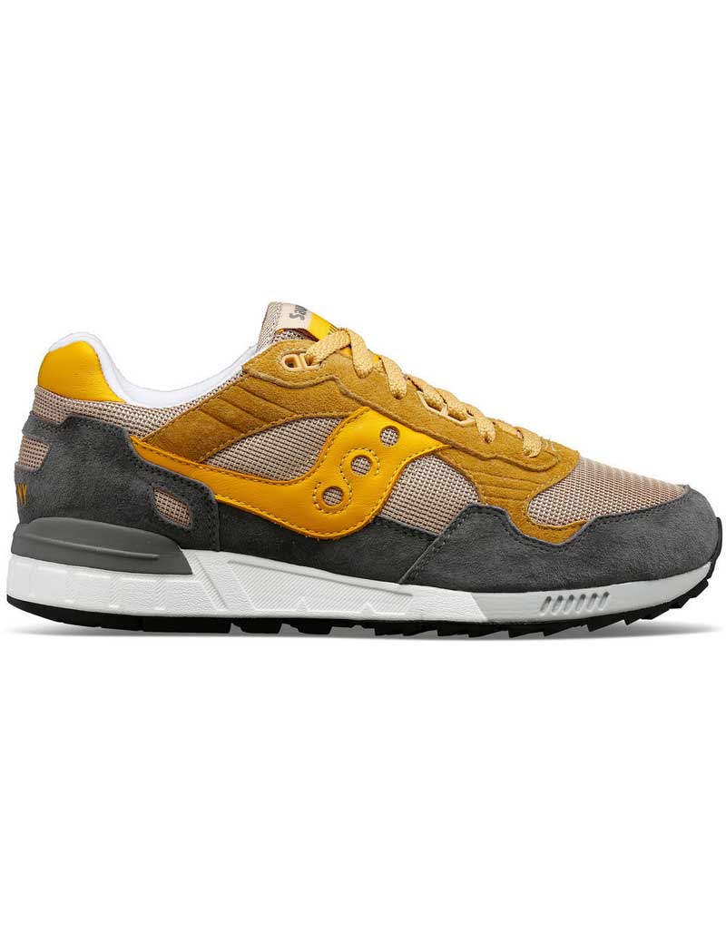 SAUCONY SHADOW 5000 TRAINERS GREY CURRY