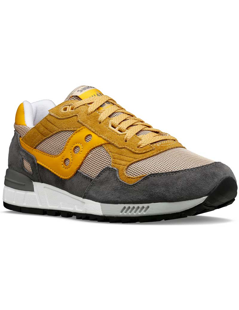 Saucony Shadow 5000 Trainers Grey Curry
