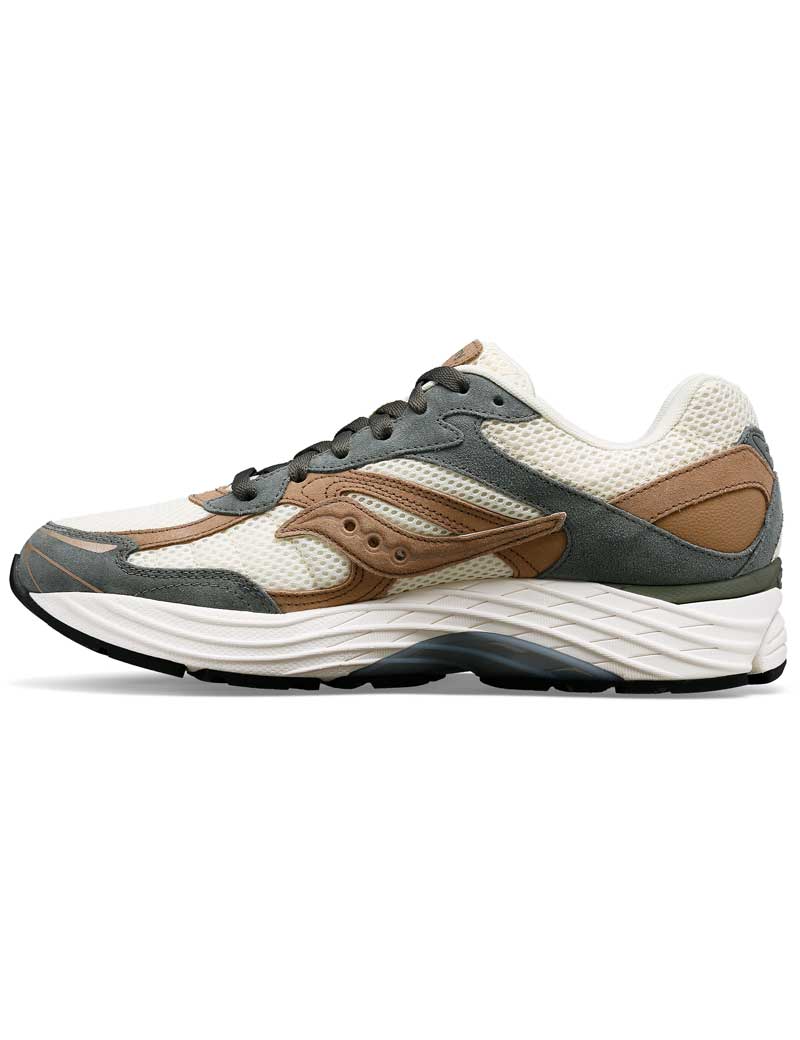 SAUCONY PROGRID OMNI 9 PREMIUM TRAINERS CREAM GREEN