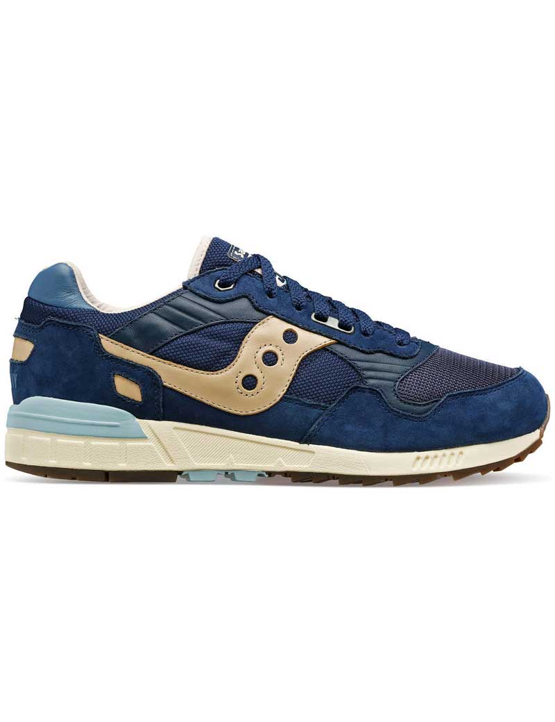 SAUCONY SHADOW 5000 TRAINERS NAVY BLUE